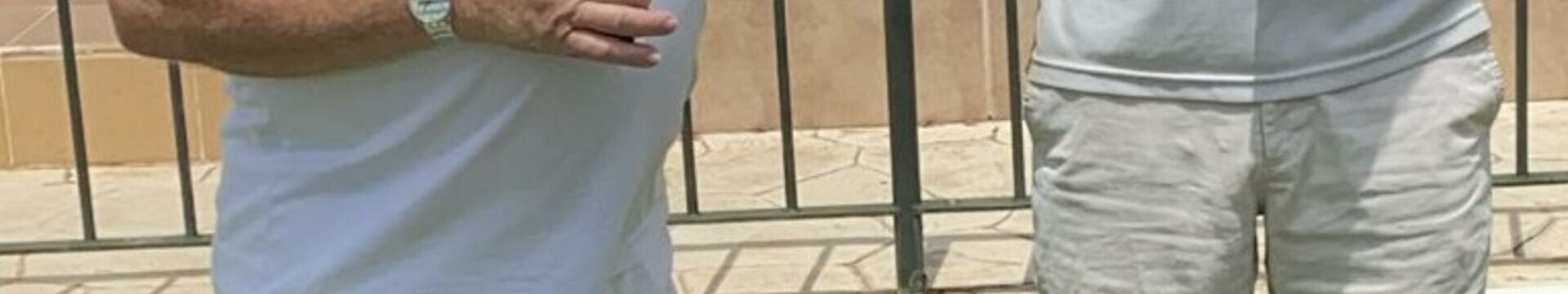 Hong Kong pairs winners  Rob Swallow and Bob Craig