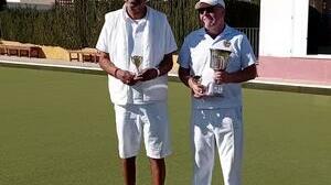 Gent’s championship Mike Ward with runner up Steve Jackson Gent’s championship Mike Ward with runner up Steve Jackson