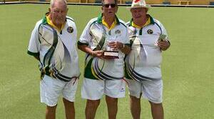 Winners Handicap Triples Ian Jackson, Sandra Brown & Geoff Owen 