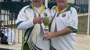 Men’s Pairs Winners. Nigel Rushton & Mark Hargreaves 