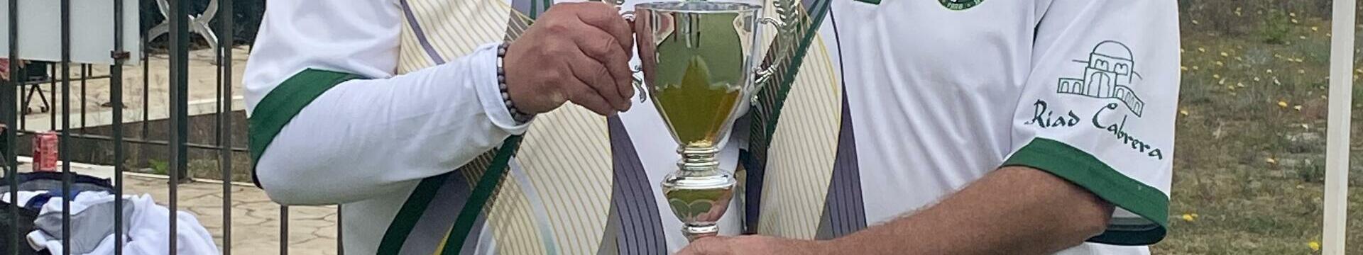 Men’s Pairs Winners. Nigel Rushton & Mark Hargreaves 