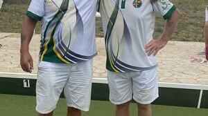 Men’s Pairs Runners Up. Brian Jeal & Bob Langford