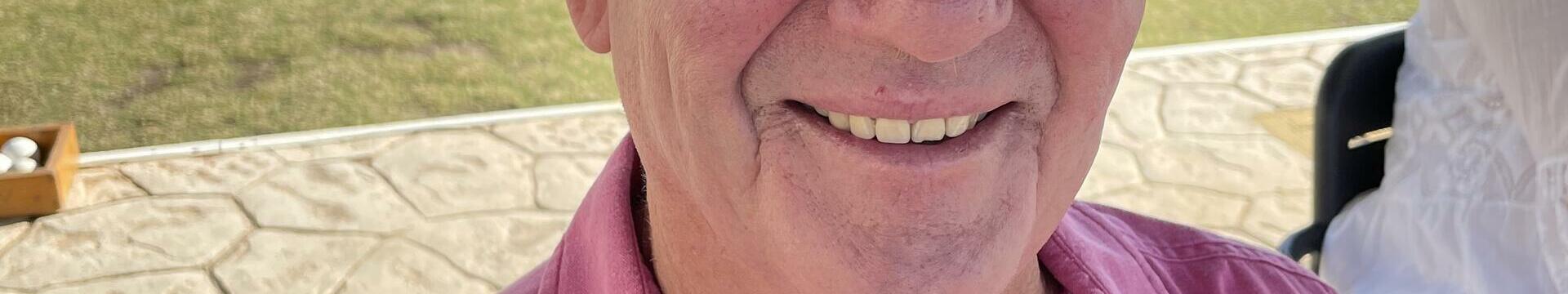 Michael with pink eyebrows Michael with pink eyebrows